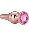 GLEAMING LOVE ROSE GOLD PLEASURE PLUG L