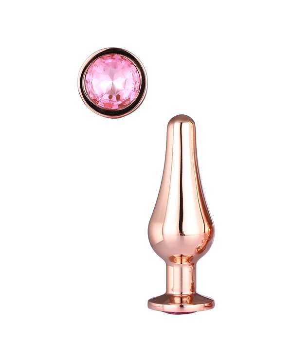 GLEAMING LOVE ROSE GOLD PLEASURE PLUG S