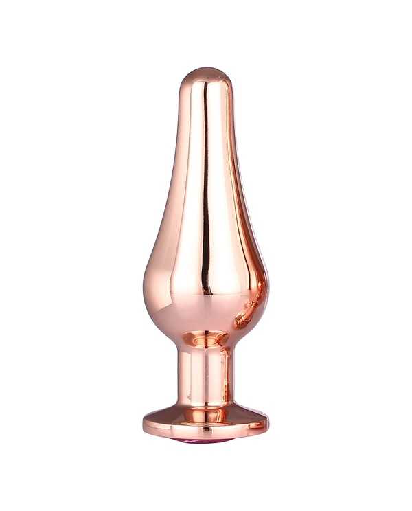 GLEAMING LOVE ROSE GOLD PLEASURE PLUG S