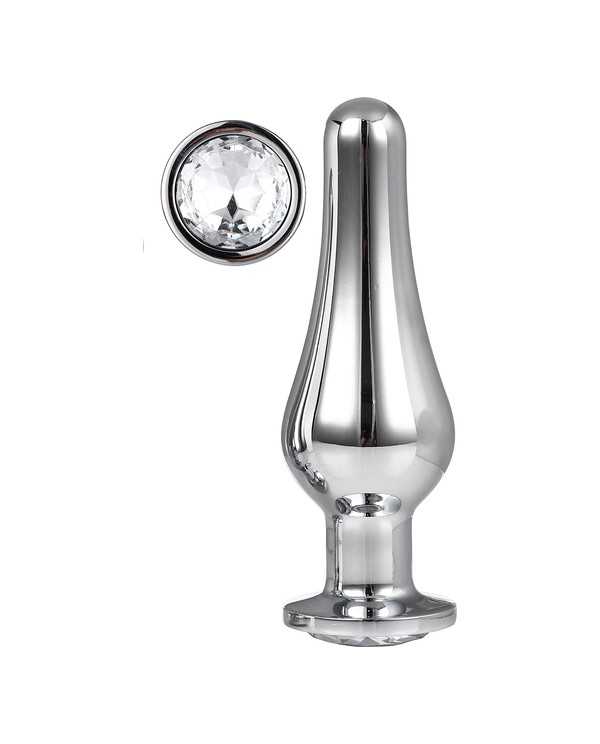 GLEAMING LOVE SILVER PLEASURE PLUG L