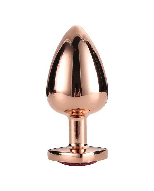 GLEAMING LOVE ROSE GOLD PLUG LARGE