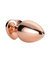 GLEAMING LOVE ROSE GOLD PLUG LARGE