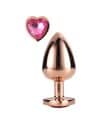 GLEAMING LOVE ROSE GOLD PLUG MEDIUM