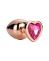 GLEAMING LOVE ROSE GOLD PLUG MEDIUM