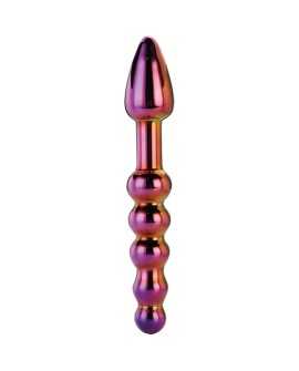 GLAMOUR GLASS RIDGED ANAL DILDO