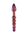 GLAMOUR GLASS RIDGED ANAL DILDO