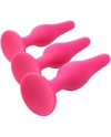 FLIRTS CURVED ANAL TRAINING KIT PINK