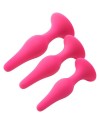 FLIRTS CURVED ANAL TRAINING KIT PINK