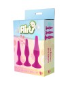 FLIRTS CURVED ANAL TRAINING KIT PINK