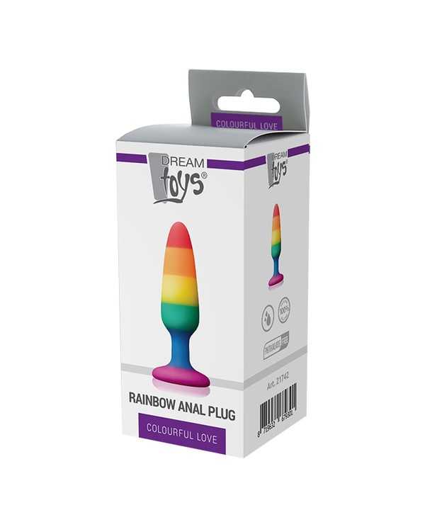 COLOURFUL LOVE RAINBOW ANAL PLUG SMALL