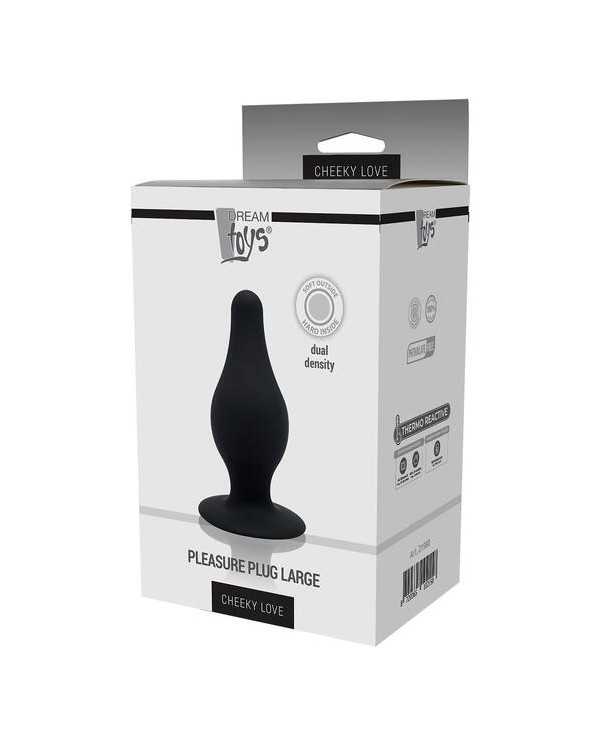 CHEEKY LOVE DUAL DENSITY PLEASURE PLUG L BLACK