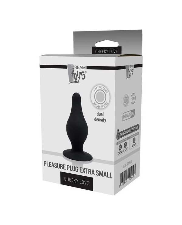 CHEEKY LOVE DUAL DENSITY PLEASURE PLUG XS BLACK