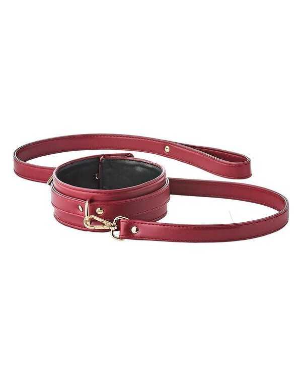 BLAZE ELITE COLLAR AND LEASH RED