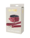 BLAZE ELITE COLLAR AND LEASH RED