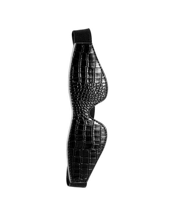 BLAZE BLINDFOLD CROCO BLACK