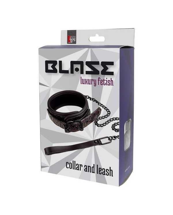 BLAZE COLLAR AND LEASH PURPLE