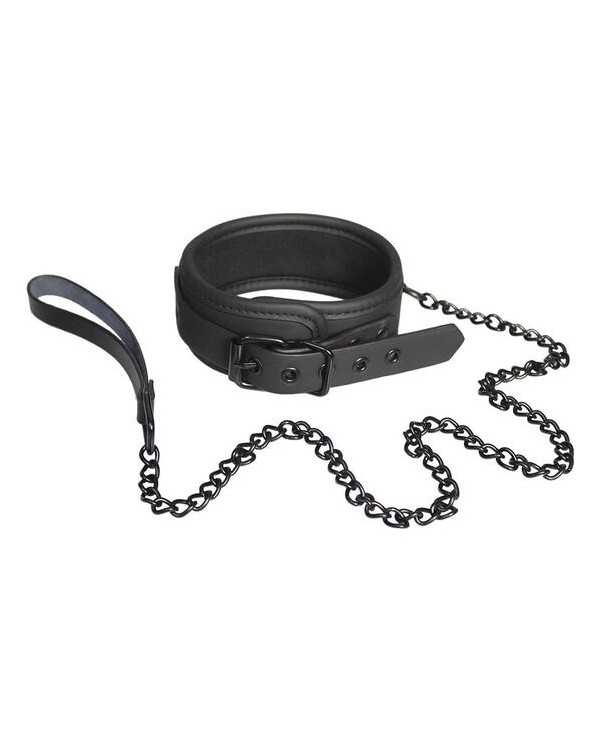 BLAZE COLLAR AND LEASH BLACK