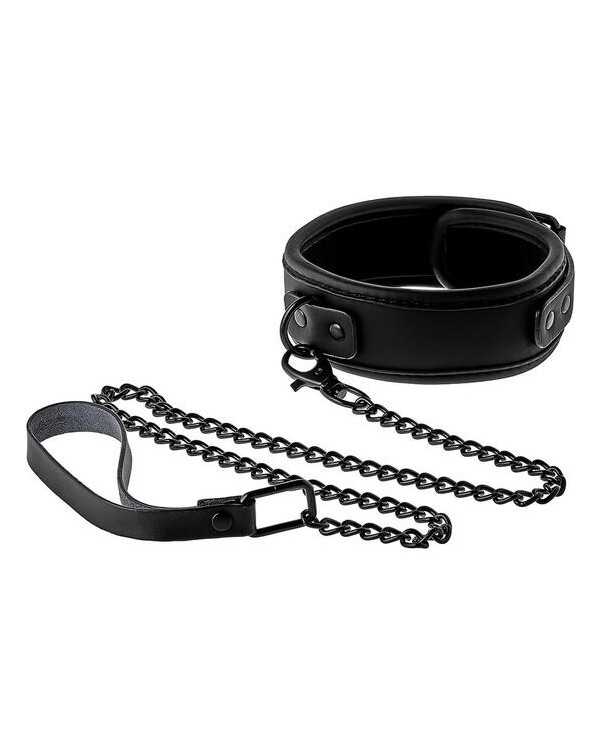 BLAZE COLLAR AND LEASH BLACK