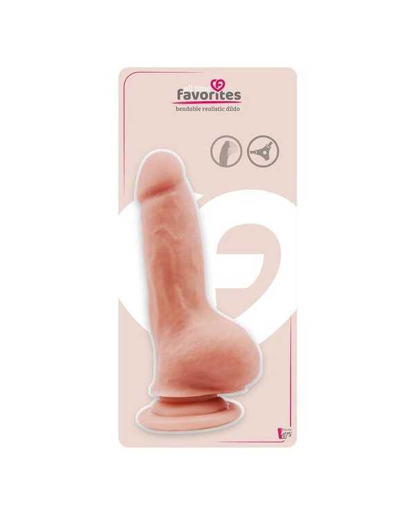 DREAMTOYS ALL TIME FAVORITES BENDABLE DILDO FLESH 18CM