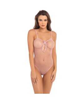 UNDONE SEE THROUGH BODY SEMITRANSPARENTE - ROSA