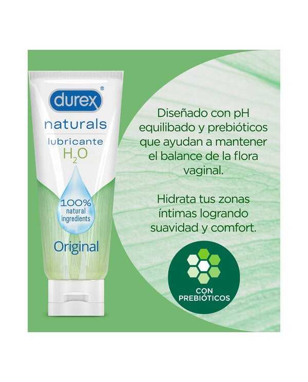 DUREX NATURALS GEL DUPLO LUBRICANTE iNTIMO PURE 100 NATURAL 2X100ML