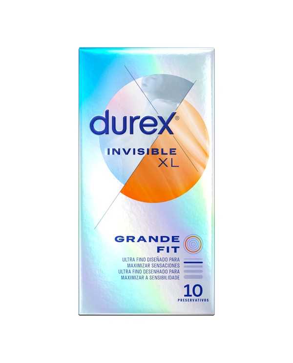 DUREX PRESERVATIVOS INVISIBLE ULTRA FINO 10UDS TALLA XL