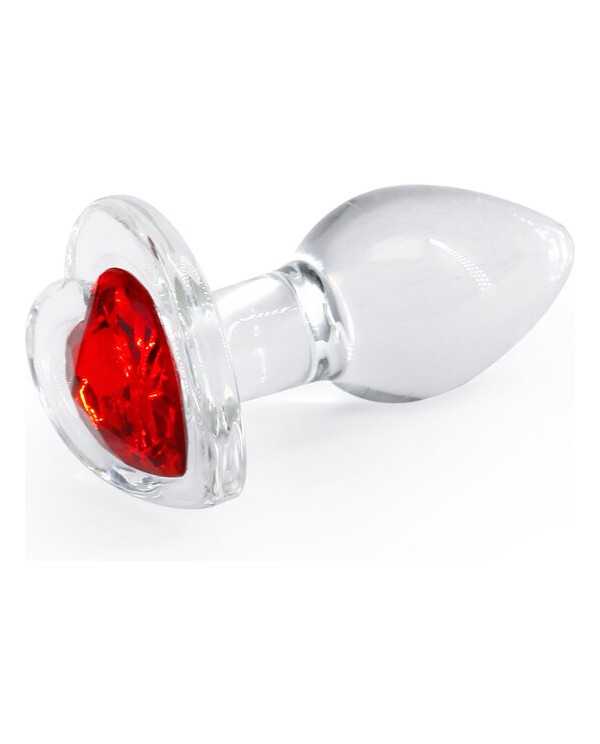 PLUG CRYSTAL CORAZoN ROJO S