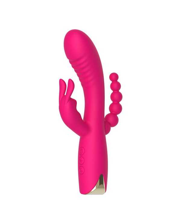 AFRODITA TRIPLE VIBRADOR DE SILICONA