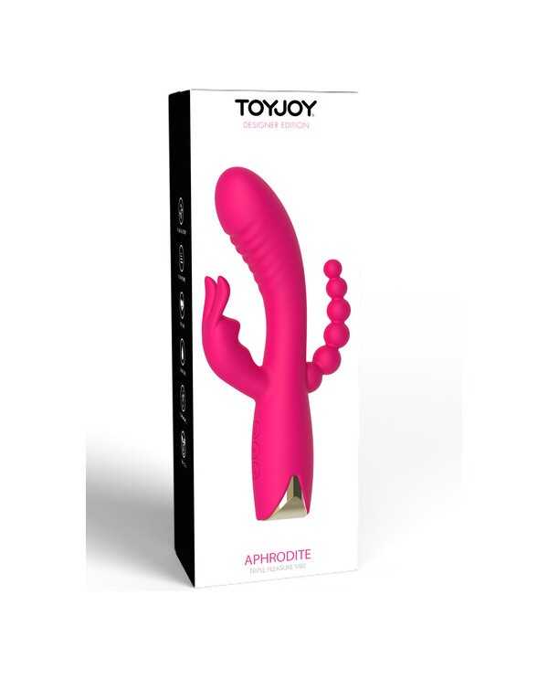 AFRODITA TRIPLE VIBRADOR DE SILICONA