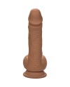 PENE DE SILICONA DE DOBLE DENSIDAD 215CM MARRON