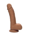 PENE DE SILICONA DE DOBLE DENSIDAD 215CM MARRON