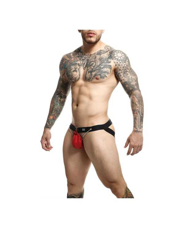 DNGEON CHAIN JOCKSTRAP ROJO