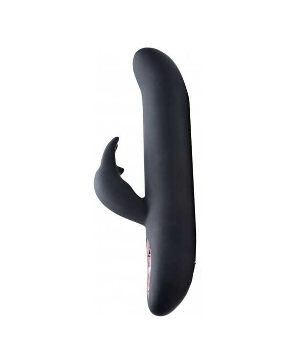 VIBRADOR 10X FLEXING RABBIT VIBRATOR BLACK