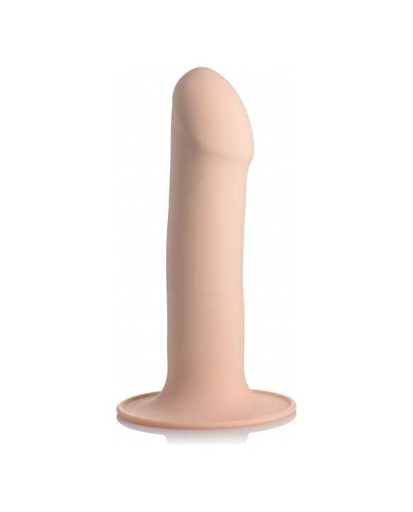 DILDOS FLEXIBLE DE SILICONA CARNE