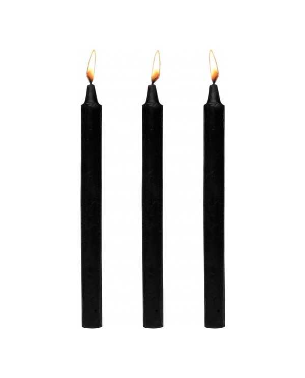 DARK DRIPPERS FETISH DRIP SET DE 3 VELAS NEGRO