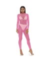 BODY DE MALLA MICRO NET MOCK NET ROSA