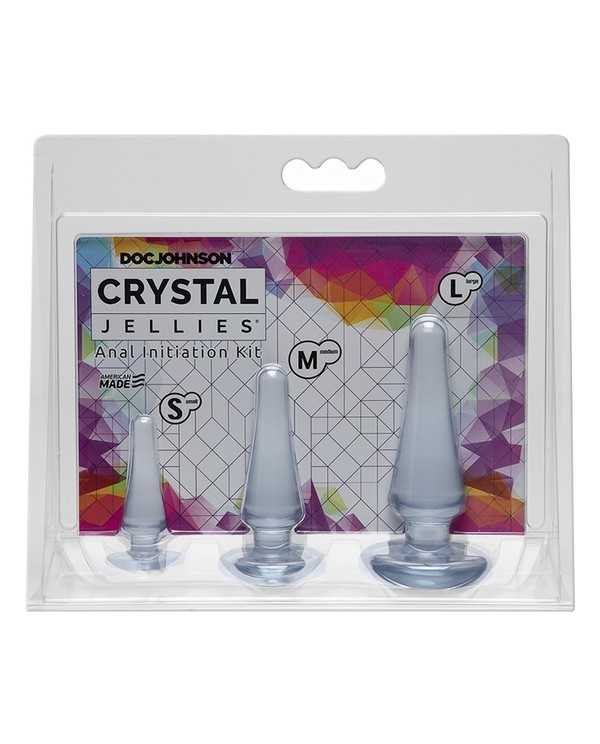 CRYSTAL JELLIES KIT DE INICACIoN ANAL MORADO