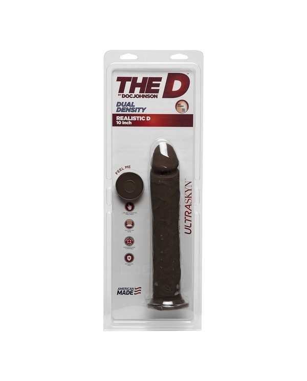 THE D PENE REALISTICO 2540 CM ULTRASKYN CHOCOLATE