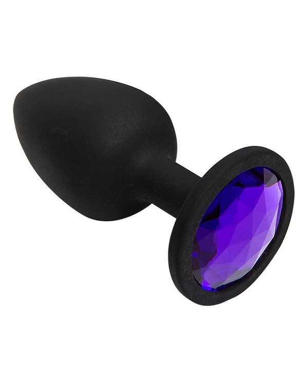 BOOTY BLING PEQUENO MORADO PLUG SILICONA