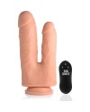 PENE REALiSTICO DOBLE CON VIBRADOR 10 VELOCIDADES