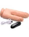 PENE REALiSTICO DOBLE CON VIBRADOR 10 VELOCIDADES