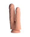 PENE REALiSTICO DOBLE CON VIBRADOR 10 VELOCIDADES