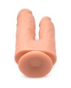 PENE REALiSTICO DOBLE CON VIBRADOR 10 VELOCIDADES