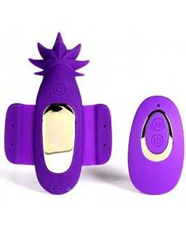 SATIVA - HUEVO VIBRADOR CON CONTROL REMOTO PARA BRAGUITA - MORADO