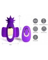 SATIVA HUEVO VIBRADOR CON CONTROL REMOTO PARA BRAGUITA MORADO