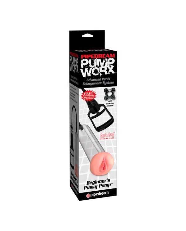 PUMP WORX BOMBA DE ERECCION CON VAGINA PARA PRINCIPIANTES