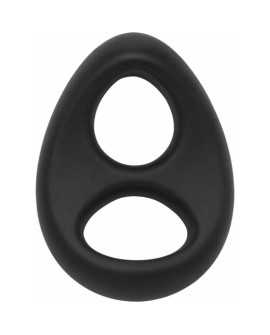 ANILLO PENE SILICONA SUAVE - STALLION C- RING - NEGRO