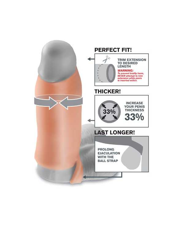 REAL FEEL EXTENSION DE PENE XL