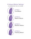 VIBRADOR PUNTO G DOBLE ESTIMULACIoN MORADO