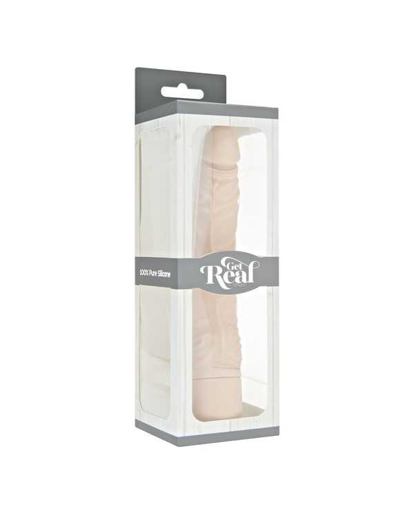 GET REAL CLASSIC SLIM VIBRADOR CARNE